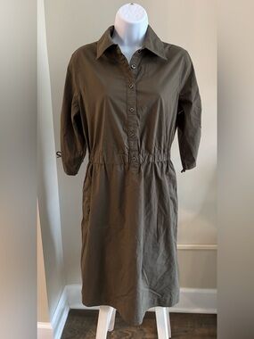 Converse Olive Midi Dress